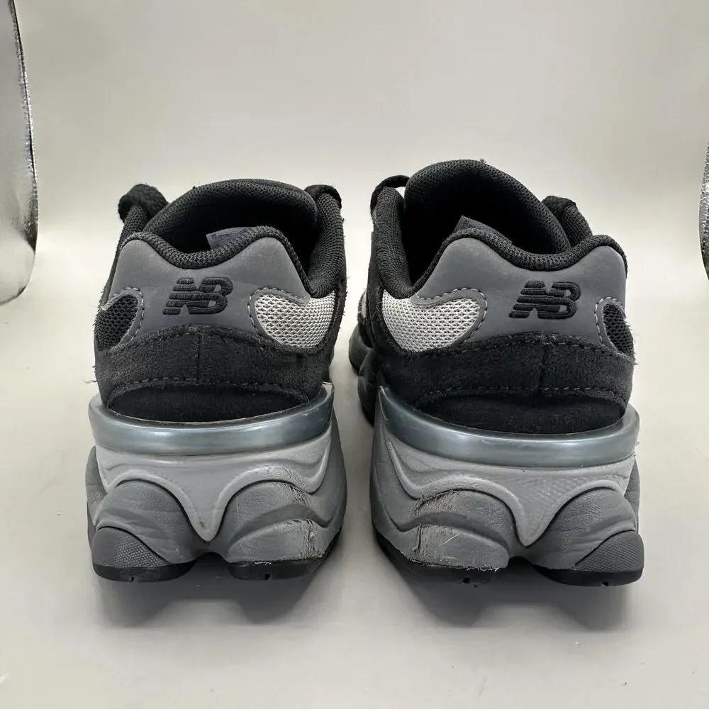 New Balance 9060 Shoes Youth Size 3 Black Suede Running Sneakers GCN9060BK